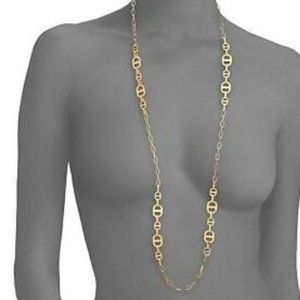 Michael Kors Gold-Tone Maritime Necklace MKJ4457